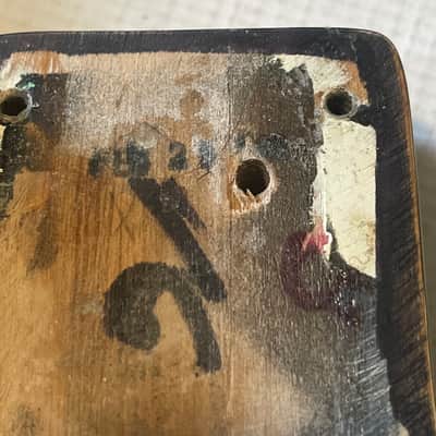 1988 Fullerton USA Fender American Stratocaster Black Guitar Body 2 Post Tremolo Ready image 9