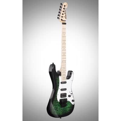Jackson Adrian Smith Signature SDX Electric Guitar (Maple Fingerboard), Transparent Green Bild 3