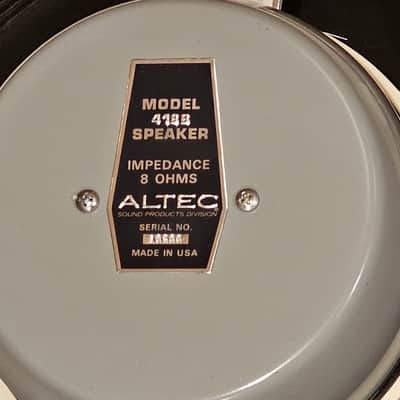 Altec Lansing 418-B 15" Bass Speakers 1970s NOS Pair image 8