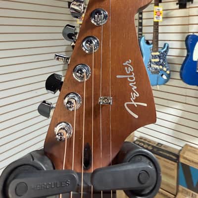 Fender Acoustasonic Standard Jazzmaster - Honey Burst & PLEK*D #866 image 8