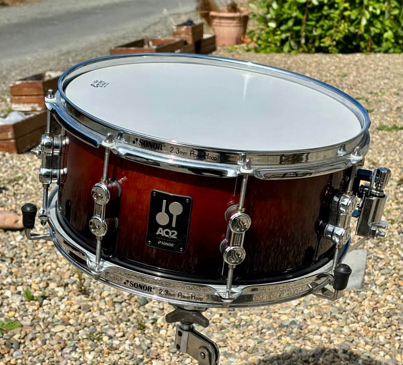 Sonor AQ2 13" x 06" Maple Snare Drum Brown Fade Gloss image 1