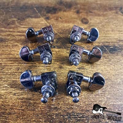 Grover 102N 3x3 10mm Tuners (2010s - Black Chrome) image 3