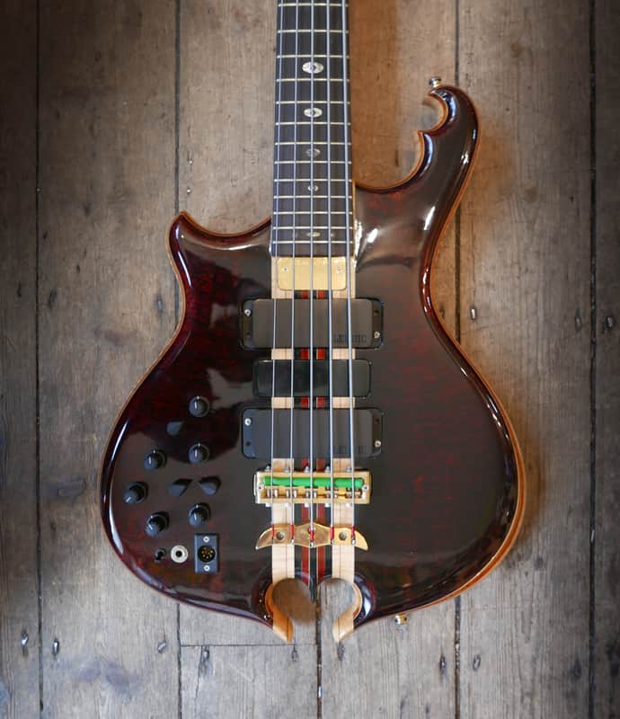 Alembic Omega Cut 5 String Bass 1990's Natural image 1