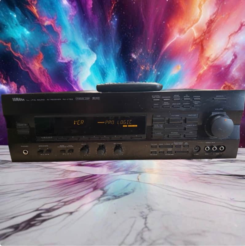 Yamaha RX-V793 Dolby Amplifier AV Receiver 5.1 Channel Serviced W Remote Bundle! image 1