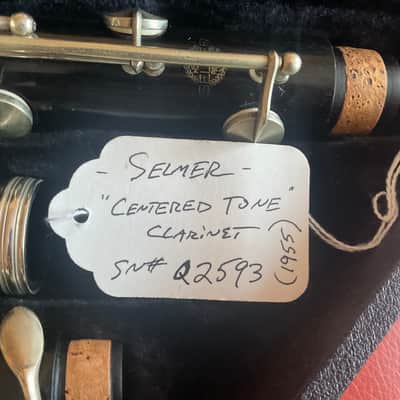 SELMER CENTERED TONE CLARINET CENTERED TONE 1955 - Vintage image 3