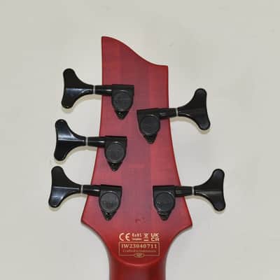 Schecter C-5 GT Bass Satin Trans Red B-Stock 0711 image 9