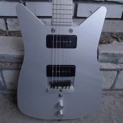 Obstructures 0.750 2016 clear solid aluminum guitar image 10