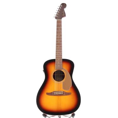 Fender Malibu Player, Walnut Fingerboard, Gold Pickguard, Sunburst (AA4) (08167) image 5