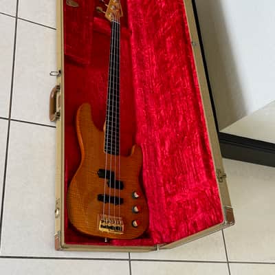 Fender Precision Bass 40th Anniversary 1992 - stunning Amber finished Flamey Maple neck by the Custom Shop ! image 18