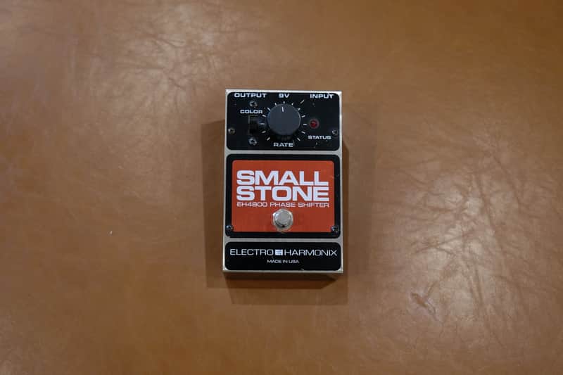 Electro-Harmonix Small Stone EH4800 Phase Shifter V4 with Status LED 1998 - 2006 - Black/Orange image 1