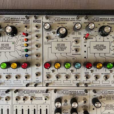 CMS Discrete Synthesizers ARP 2500 Eurorack Modular System with Tini-Jacks 2020 - Gray image 5