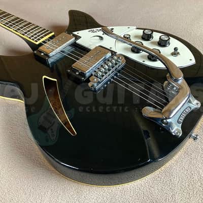 EXCETRO HARLEY-1 'DASH' c.1968 w/HSC - MIJ MASTER-BUILD HOLLOW-BODY image 6