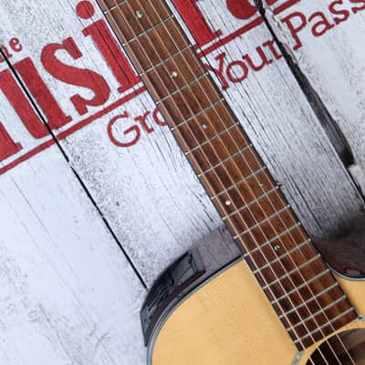 Takamine G Series EG340SC Dreadnought Cutaway Acoustic Electric Guitar with Case image 13
