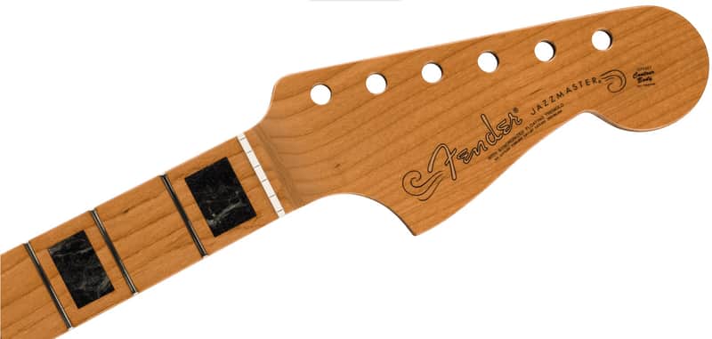 Fender Roasted Jazzmaster Neck, Block Inlays, 22 Med Jumbo, 9.5" Radius Modern C image 1