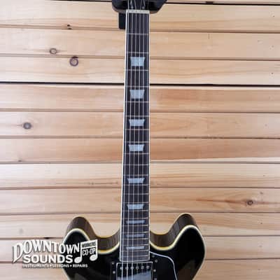 Firefly 335 Style Electric Guitar with Gig Bag - Vintage Sunburst, 7lbs 1oz image 4