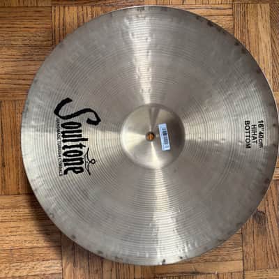 Soultone 16” Vintage/Custom Hi Hats Unknown - Brass image 5