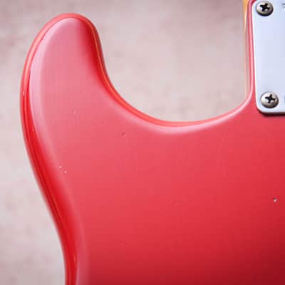 FENDER USA Custom Shop '63 Reissue Stratocaster Journeyman Relic "Fiesta Red" (2022) image 18