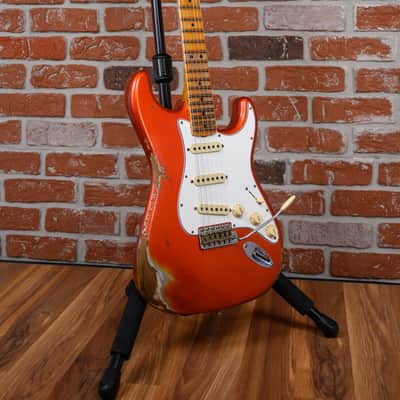 Fender Custom Shop SR25-69 Stratocaster Heavy Relic Aged Candy Tangerine 2025 w/OHSC image 3