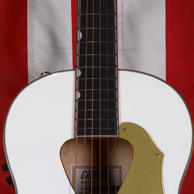 Gretsch G5021WPE Rancher Penguin Parlor Acoustic/Electric - White image 4