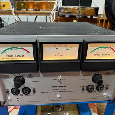Pair Audio Research D-79c stereo tube amplifiers image 14