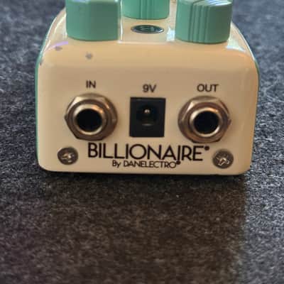 Danelectro Billionaire Big Spender Spinning Speaker 2010s - Cream/Turquoise image 2