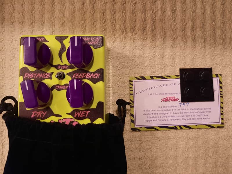 Steel Panther Poontang Boomerang w/ C.O.A and all Original Paperwork image 1