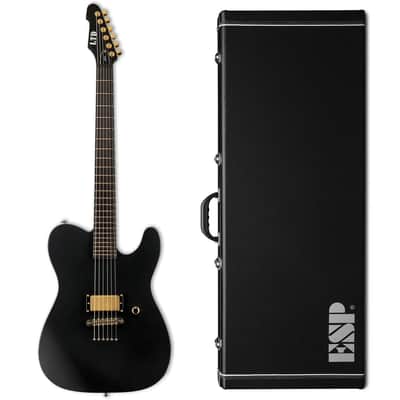 ESP LTD AA-1 Alan Ashby Black Satin Electric Guitar with ESP Hard Case - B-Stock - Of Mice & Men!  Made in korea. image 1