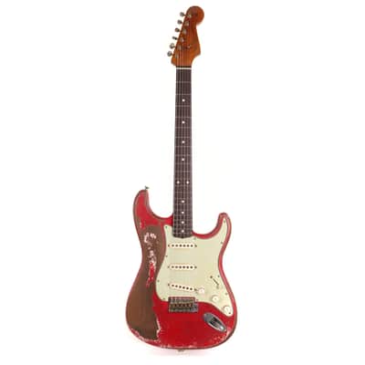 Fender Custom Shop 1962 Roasted Stratocaster Ultimate Relic Torino Red Masterbuilt Andy Hicks image 2