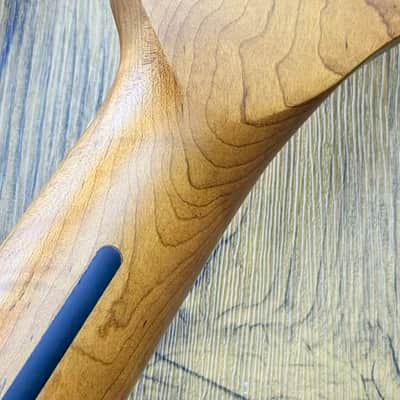 Roasted Maple Telecaster Tele Style Guitar Neck, 22 Frets, Maple Fingerboard, Reversed Head image 6