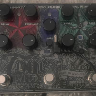 Electro-Harmonix Tone Tattoo Multi-Effect Pedal 2012 - Present - Black / Gray image 1