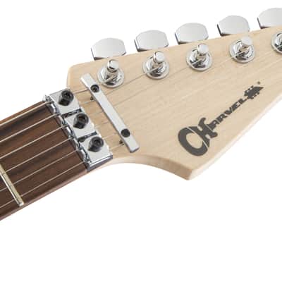 Charvel MJ San Dimas Style 1 HSH FR PF QM, Midnight Glow image 2
