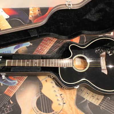 Takamine PT-106 auditorium electro 1998 - black - japan import image 15