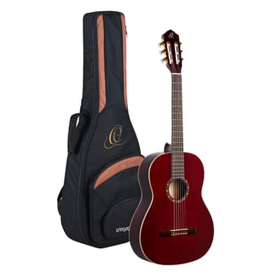 Ortega R131SN-WR Family Series Pro Solid Cedar Top Mahogany Neck Nylon 6-String Classical Acoustic Guitar w/Gig Bag image 1