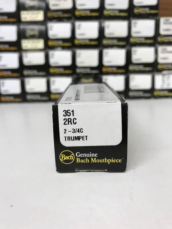 Bach 3512RC Standard Series Trumpet Mouthpiece - 2-3/4C Cup image 1