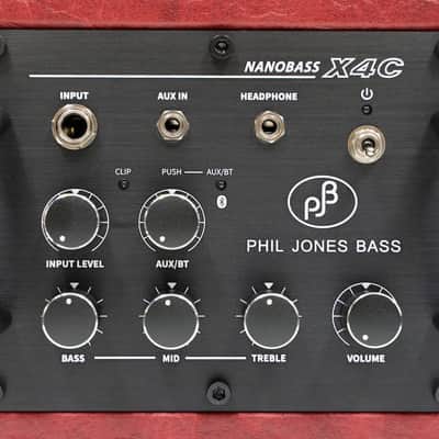 Phil Jones X4-C Nanobass Combo Amp Red Single channel 35 Watt Multi Instrument Combo Amp image 8