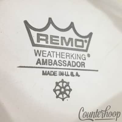 Remo 18"Ambassador Batter Floor Tom Drum Head Weatherking Clear Batter/Resonant image 2