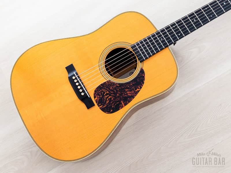 2010 Martin D-28 Marquis Herringbone Dreadnought Pre-War-Spec Adirondack Top, Near-Mint w/ Case & Tags image 1