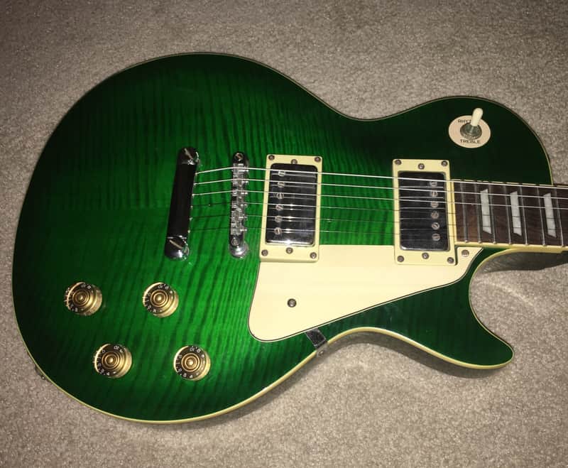 1996 MIK Limited Edition Epiphone Les Paul Standard Green Flame