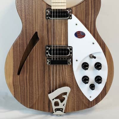 Rickenbacker 330 Electric Guitar, Thin-Line Semi-Acoustic, Walnut, 21 fret, 2 Pickups, Dot inlay, W/Case image 10