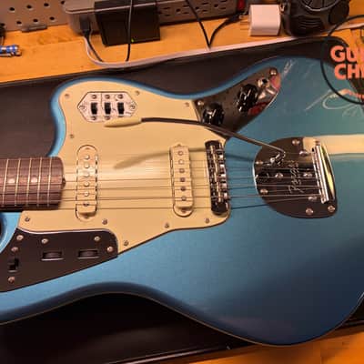 2020 Fender MIJ Traditional II 60s Jaguar Lake Placid Blue Matching Headstock Japan w/ HSC image 13