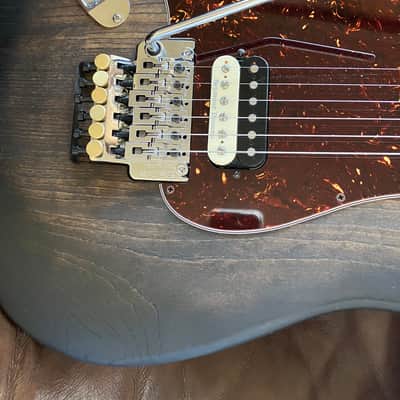 Left Handed Custom Charvel Tribute Guitar Floyd Rose Seymour Duncan Tb-4 Ash Body image 6