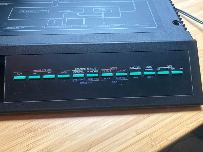 Yamaha TX7 FM Expander 1985 - Black | Reverb