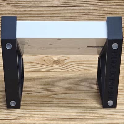 The Analog Source Dual Height Angled Riser Black Desktop Stand for Korg Volca Beats Bass FM Keys Nubass Loop Mix Sample Synthesizer Mixer Drum Rhythm Machine Sampler image 6