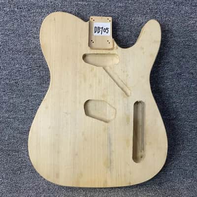 Basswood Unfinished Tele Style Guitar Body image 1