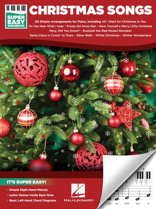 Hal Leonard Christmas Songs – Super Easy Songbook Bild 1