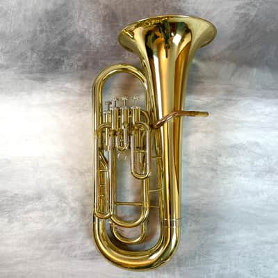 Unbranded 4 Valve Euphonium (Yamaha YEP-321 Copy) W/ Case Plays Great + See demo image 2