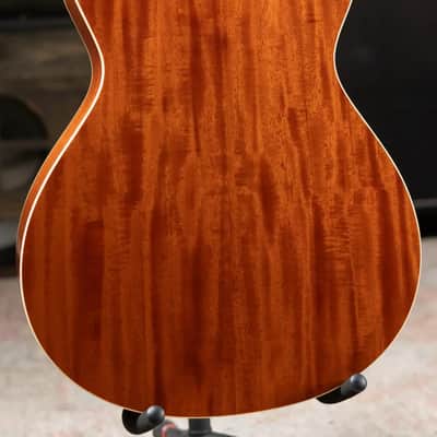 Taylor Custom Shop 2024 Grand Concert 12-Fret Acoustic/Electric - Black Top Mahogany/Mahogany with Hardshell Case image 2