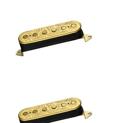 DiMarzio STEVE VAI SIGNATURE MODEL UTOPIATM MIDDLE single Coil Pickup,F-spaced- Satin Gold-NEW image 3