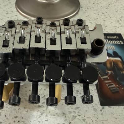 Floyd Rose Original Double Locking Tremolo System Made in Germany Chrome w/ Arm image 5