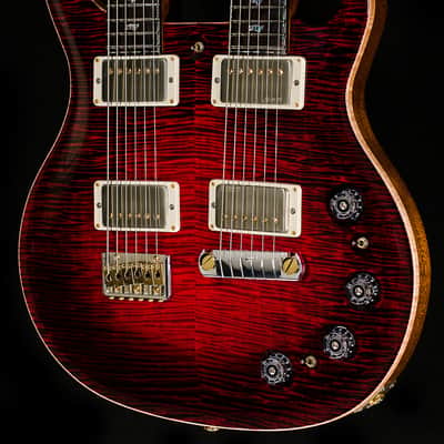 PRS Private Stock 5671 Doubleneck Baritone/6 String Black Cherry Burst image 1